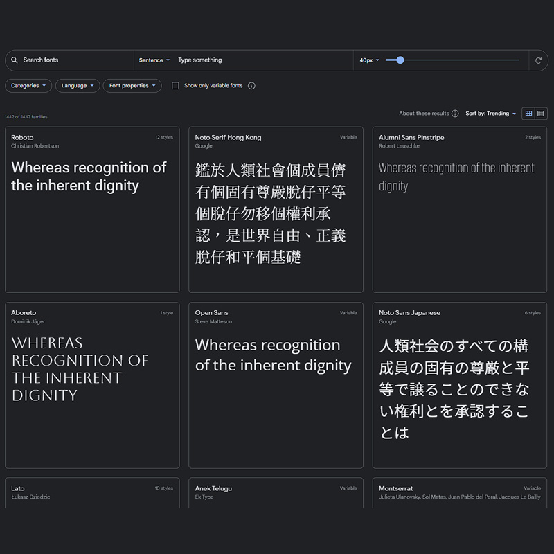 10 Consigli per Creare un Sito Web Professionale 3 Google Fonts ti permette di trovare e scaricare fonts gratuitamente