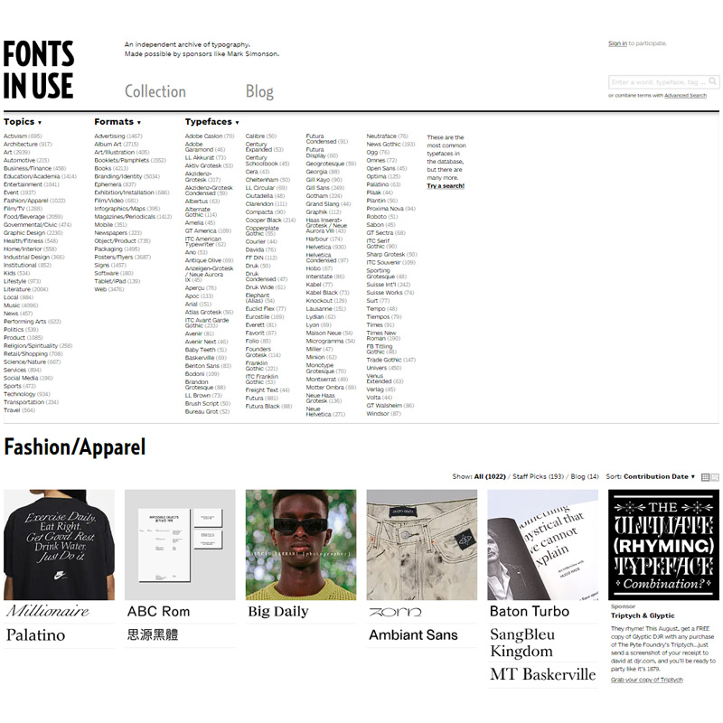 10 Consigli per Creare un Sito Web Professionale 4 Font in Use è una raccolta dei font più usati sul web